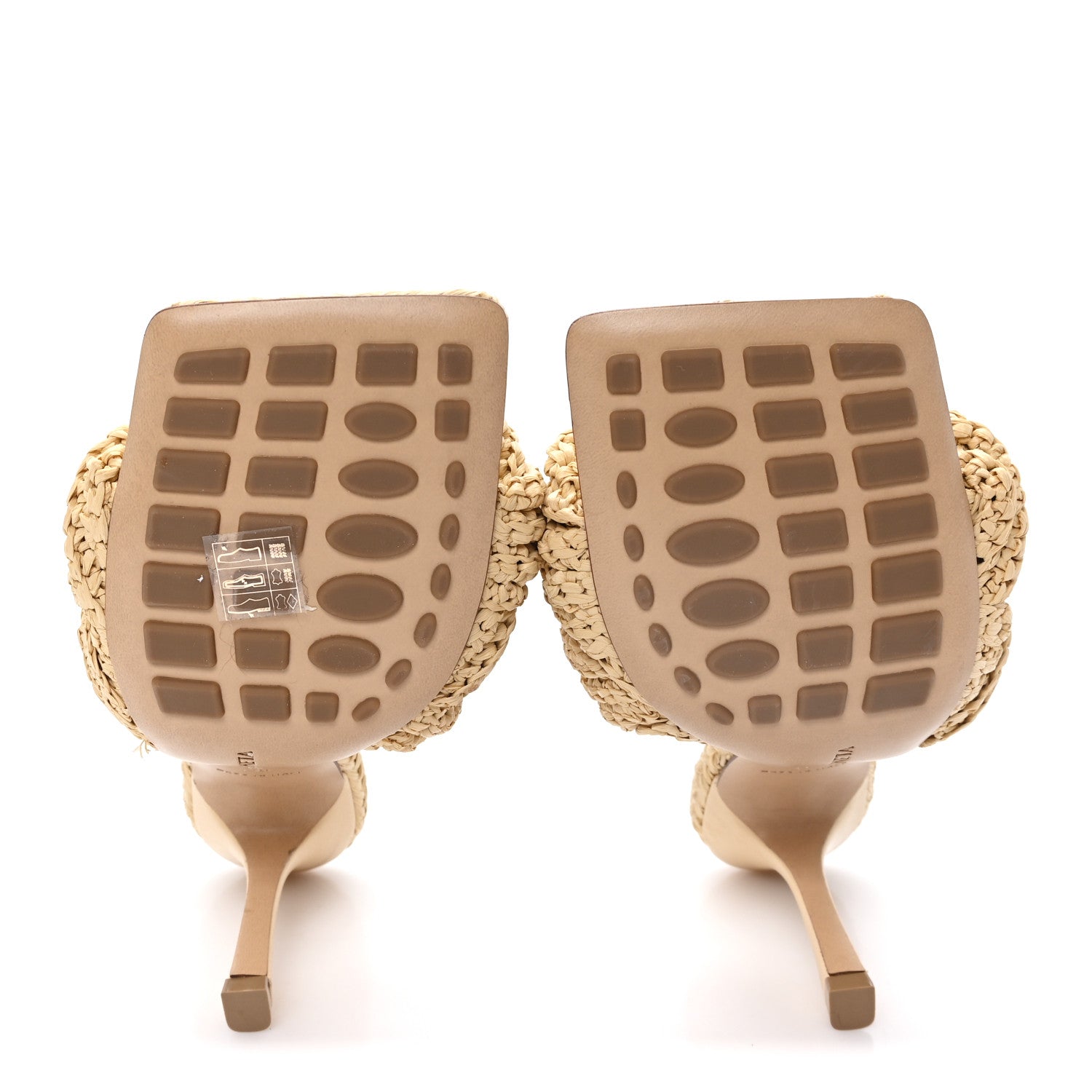 Bottega Veneta Raffia Intrecciato Lido Mule 90 Sandals 36 Cane Sugar 6 of 9