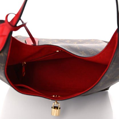 Louis Vuitton Monogram Flower Hobo Coquelicot 5 of 10