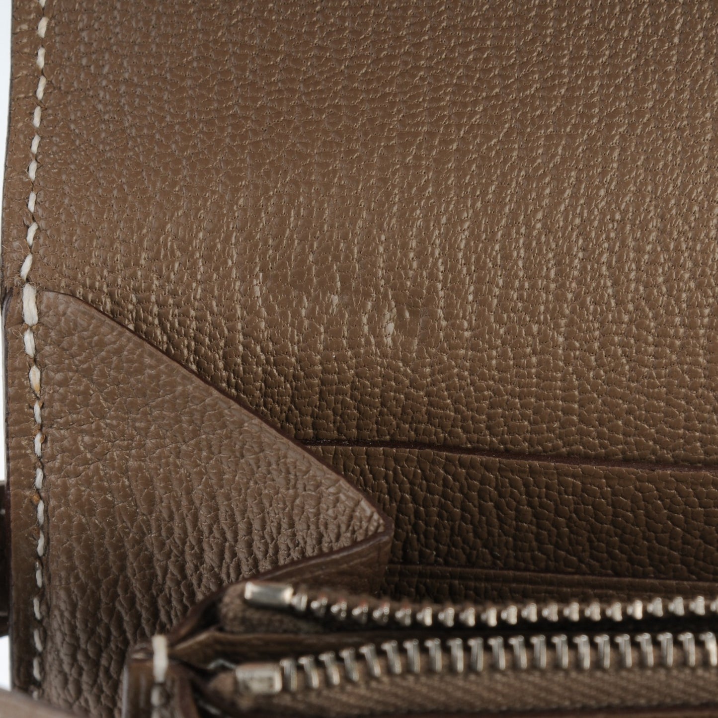Chevre Mysore Kelly Longue Wallet Etoupe