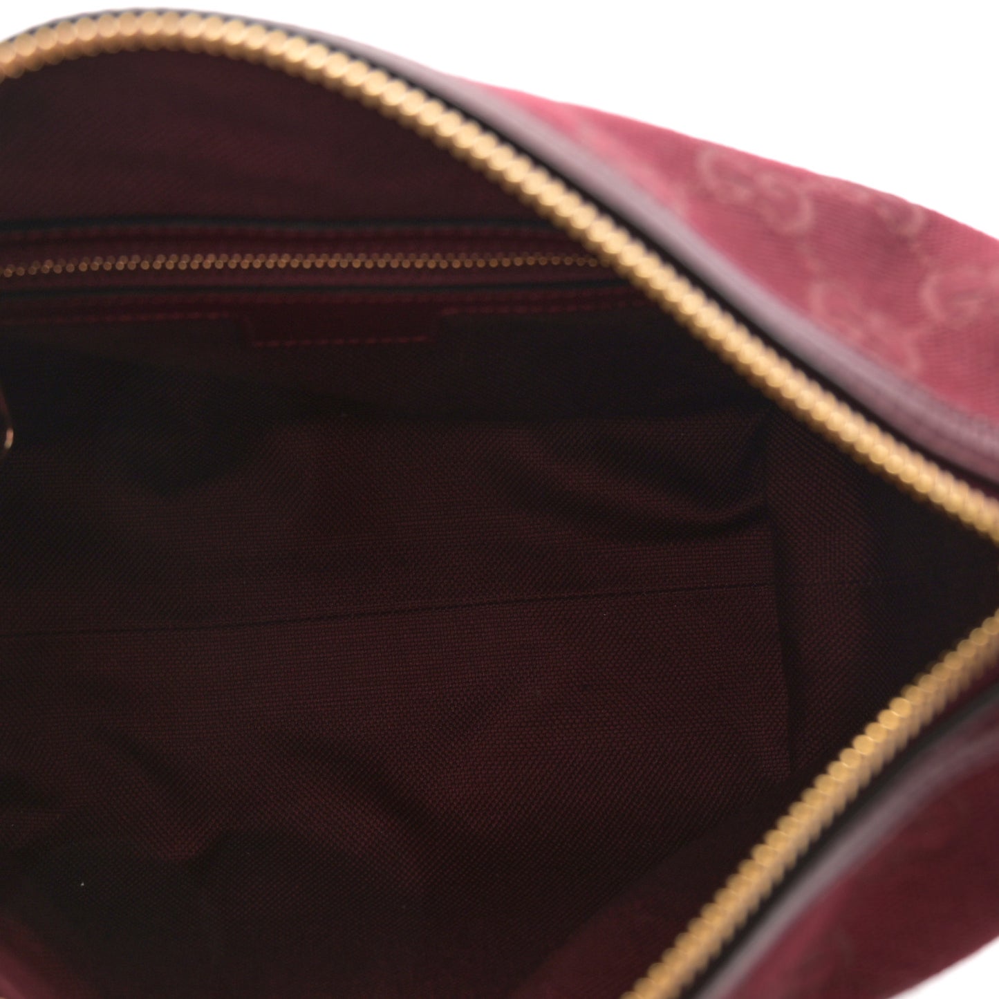 GG Monogram Mini Hobo Rosso Ancora