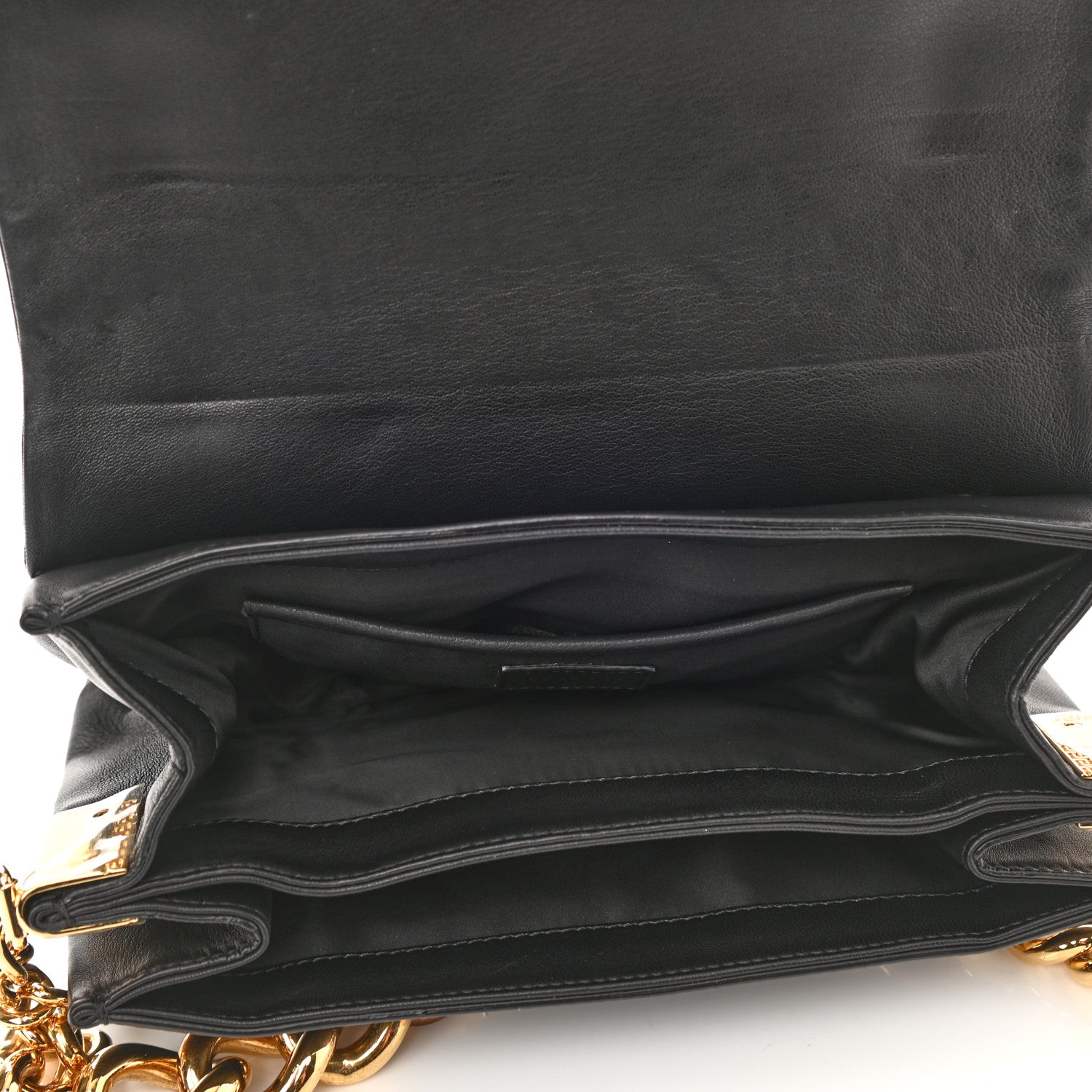 Versace Nappa Palazzo Sultan Shoulder Bag Black 5 of 7