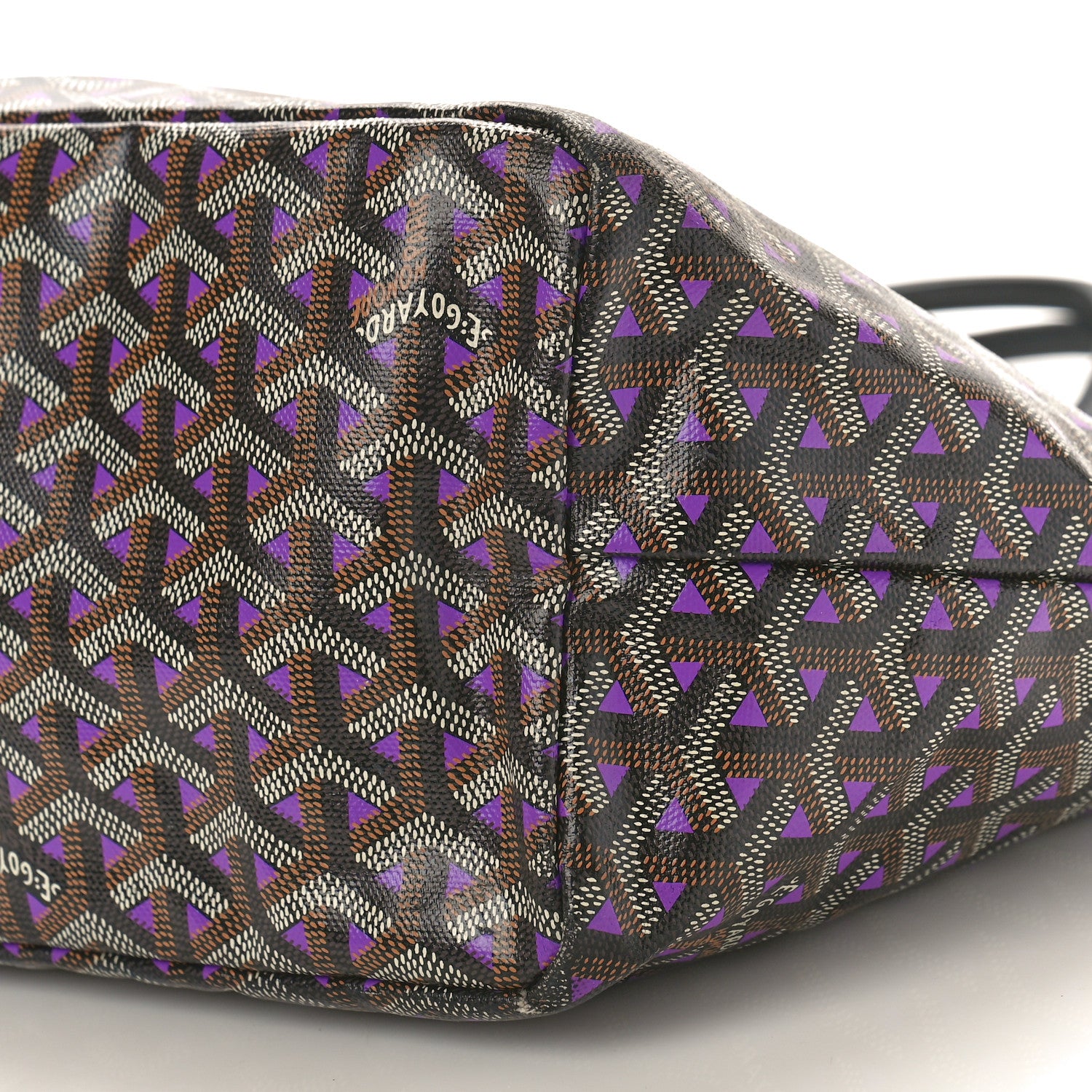 Goyard Goyardine Saint Louis Claire Voie PM Black Violet 10 of 17