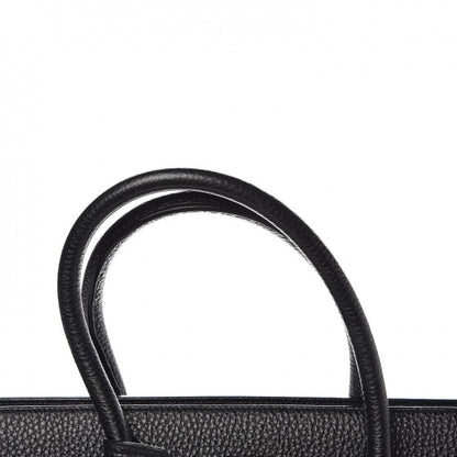 Saint Laurent Grained Calfskin Large Sac De Jour Carryall Black 8 of 19