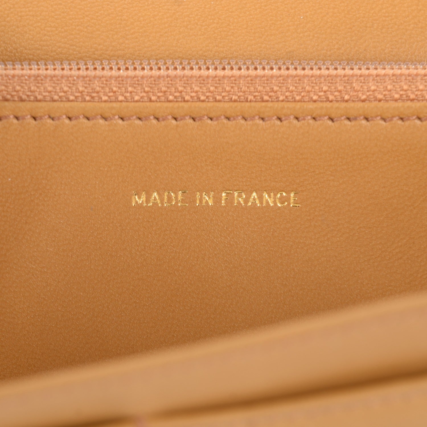 Chanel Lambskin Chocolate Bar Quilted Long Wallet Beige 6 of 8