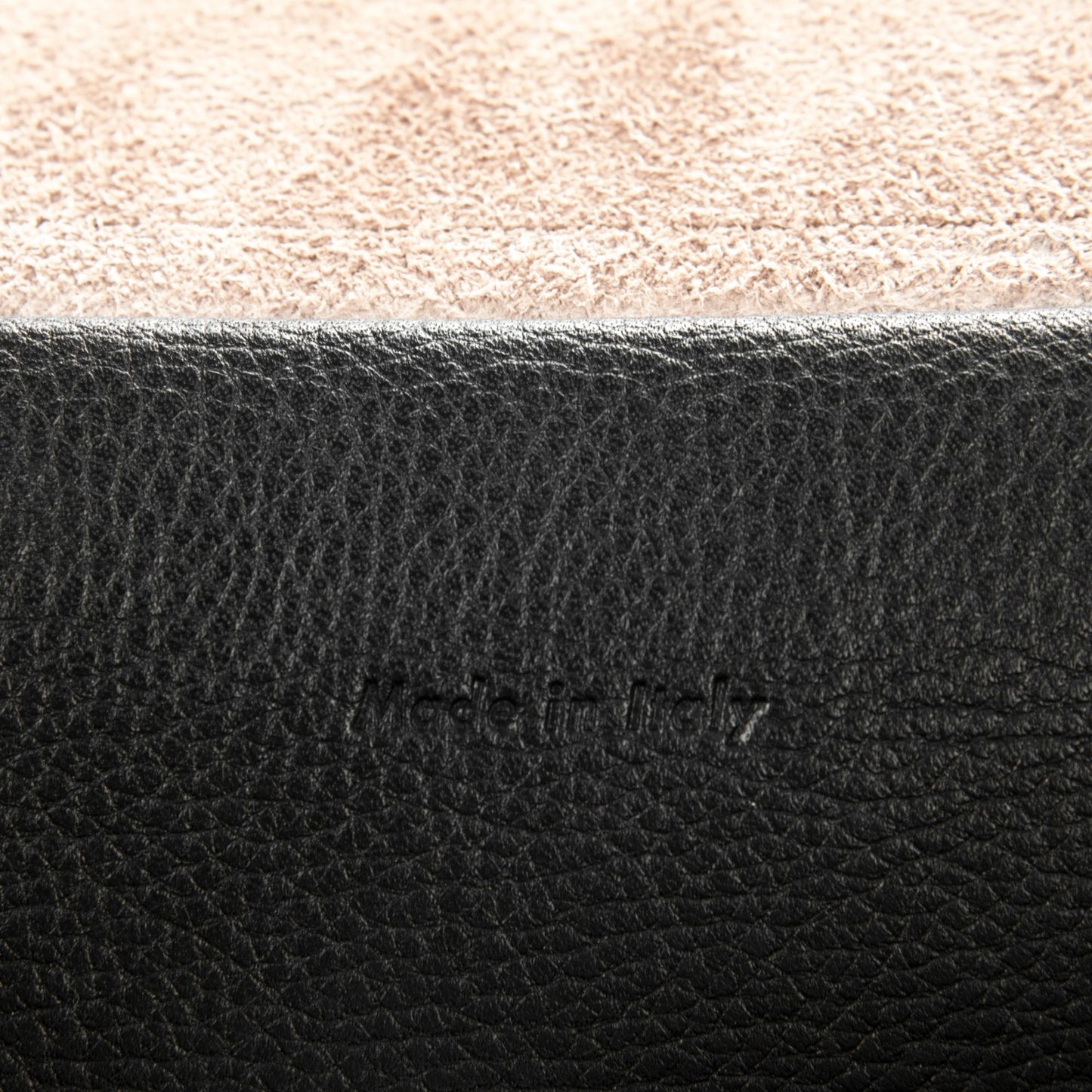 Grained Calfskin Mini Belt Bag Black