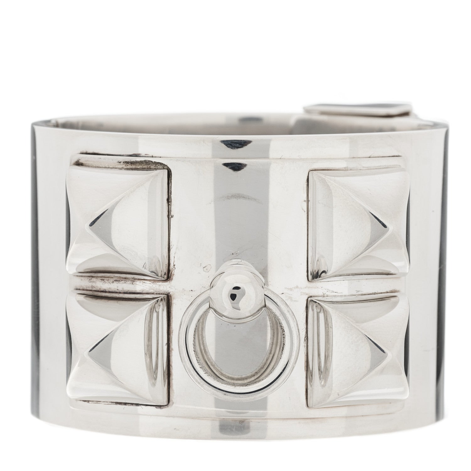 Hermes Sterling Silver Collier De Chien Bracelet SH 1 of 5