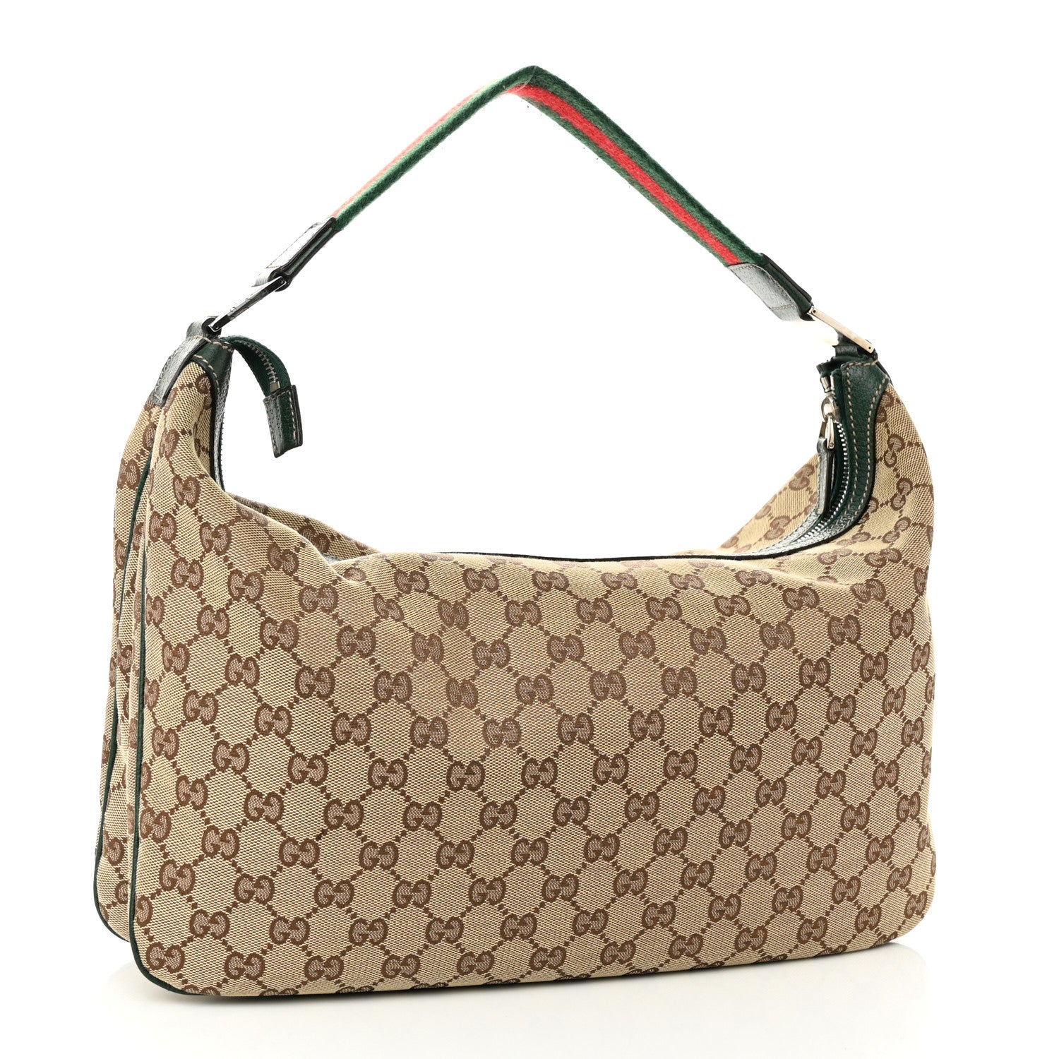 Gucci Monogram Medium Pop Hobo Green 2 of 9