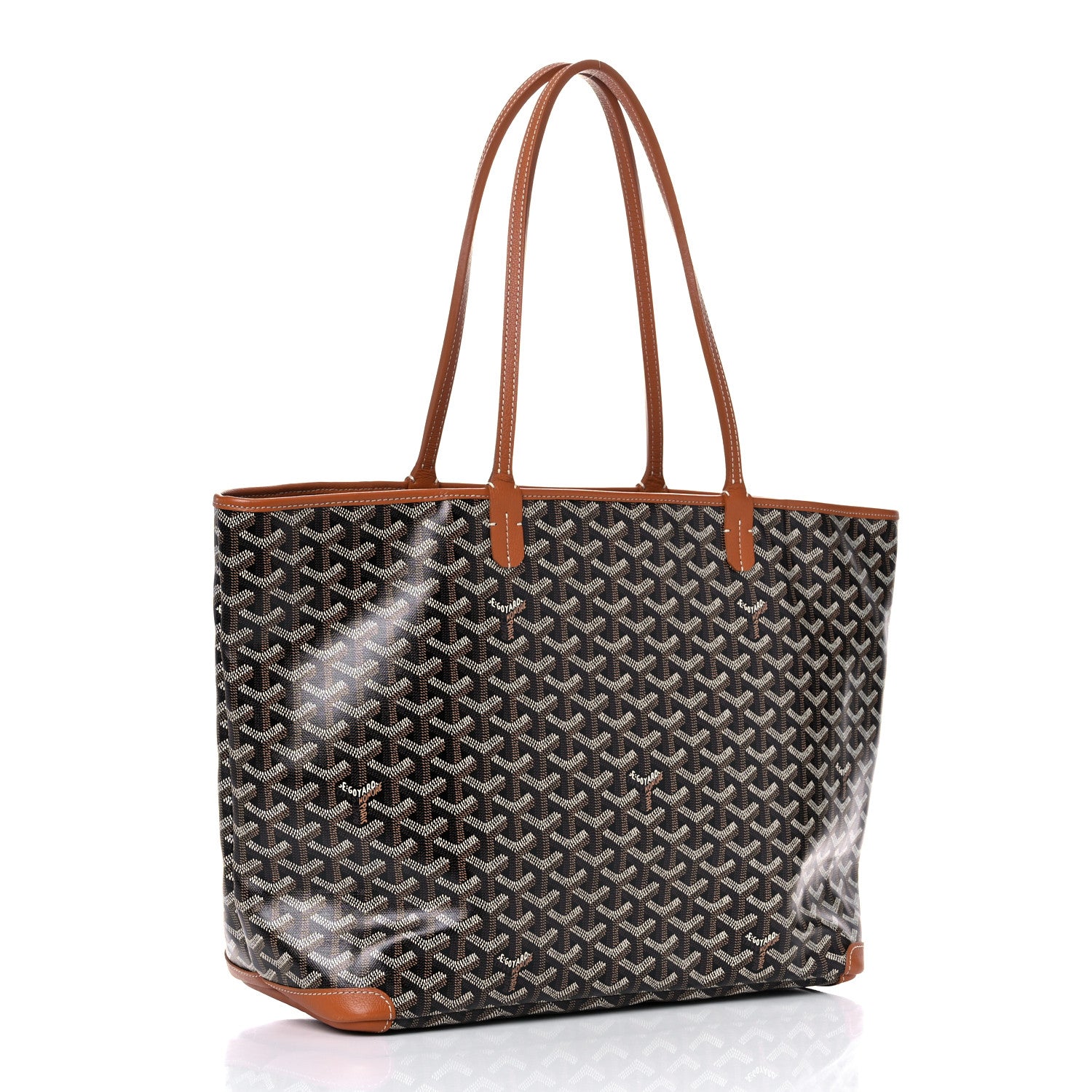 Goyard Goyardine Artois MM Black Gold 3 of 8
