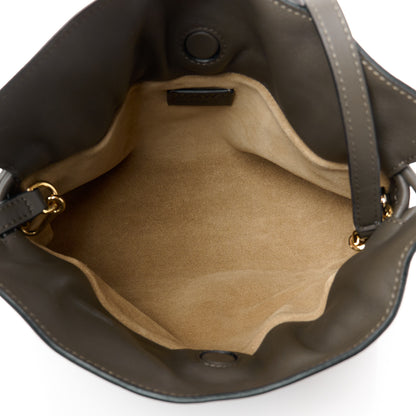 Loewe Calfskin Mini Flamenco Knot Clutch Vintage Khaki 5 of 10