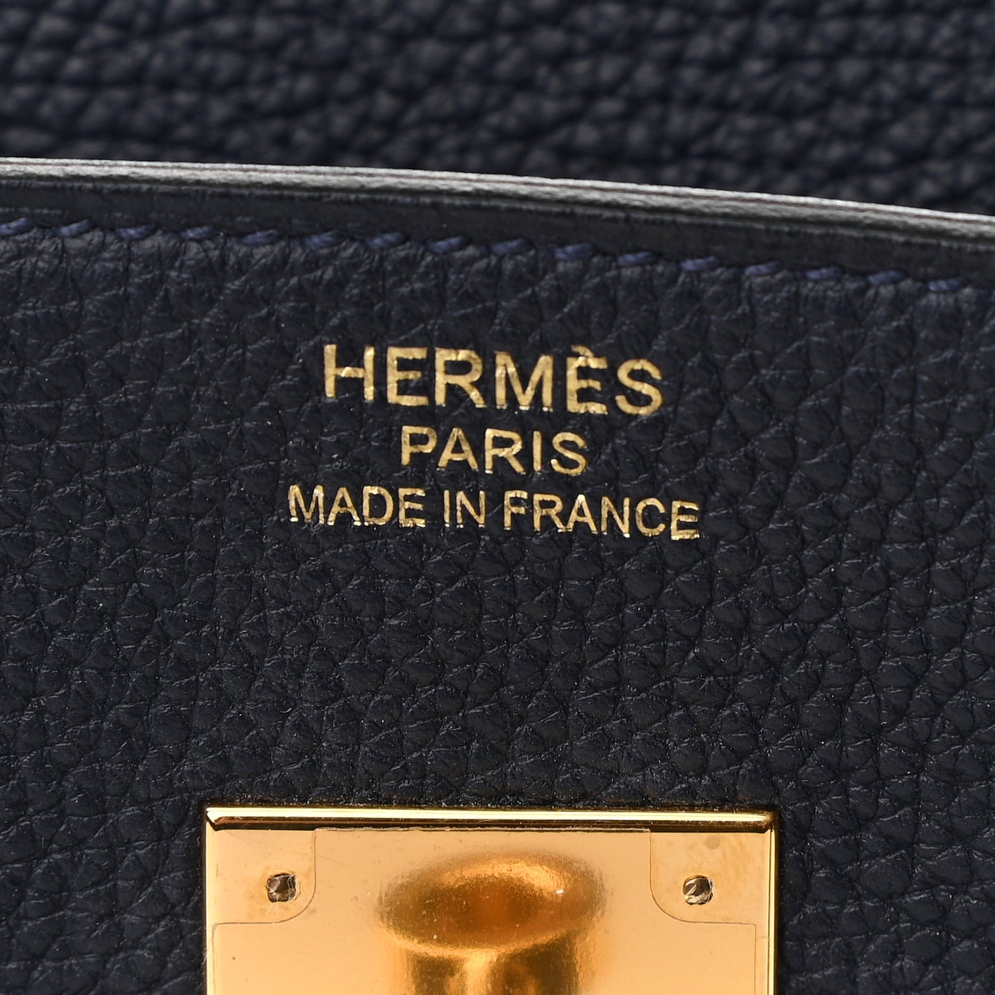 Togo Birkin 35 Bleu Nuit