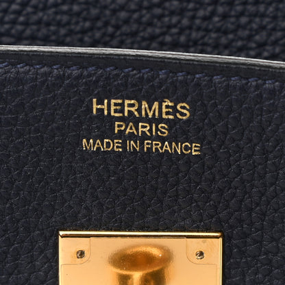 Hermes Togo Birkin 35 Bleu Nuit 8 of 13