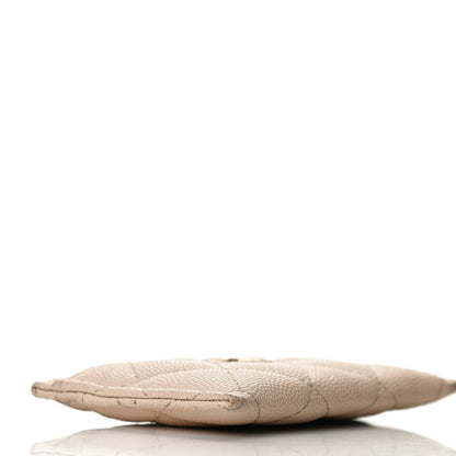 Chanel Caviar Quilted Card Holder Light Beige 8 of 12
