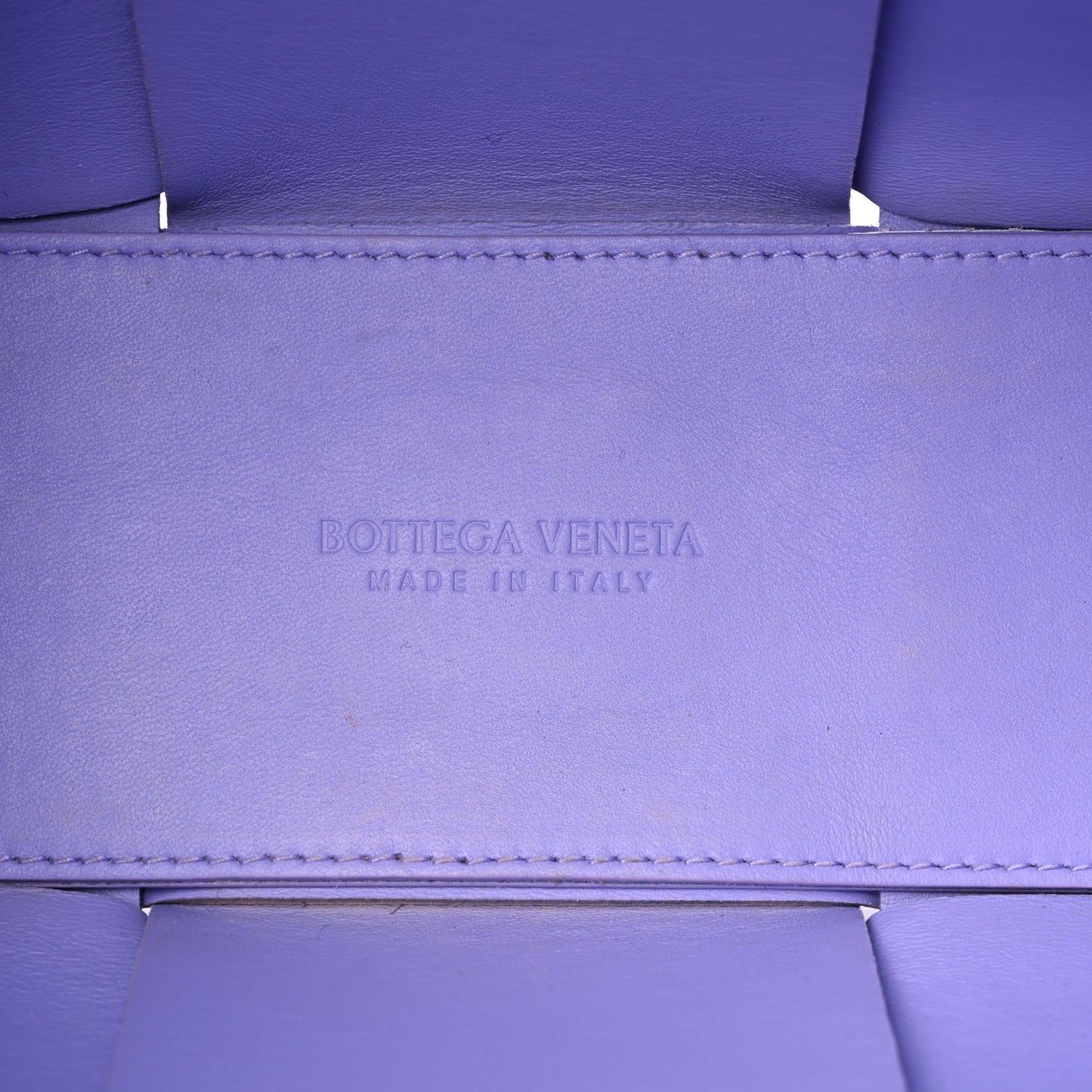 Nappa Maxi Intreccio Mini Arco Tote Wisteria