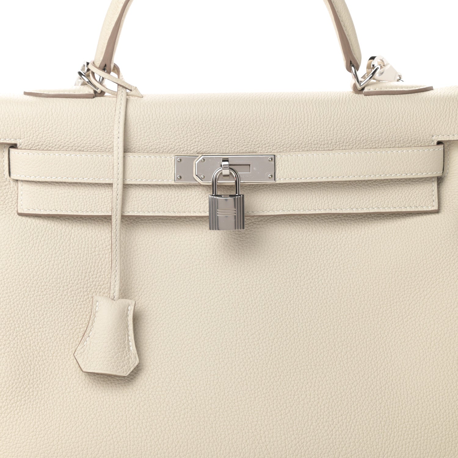 Hermes Togo Kelly Retourne 32 Craie 8 of 11