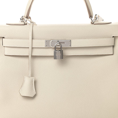 Hermes Togo Kelly Retourne 32 Craie 8 of 11