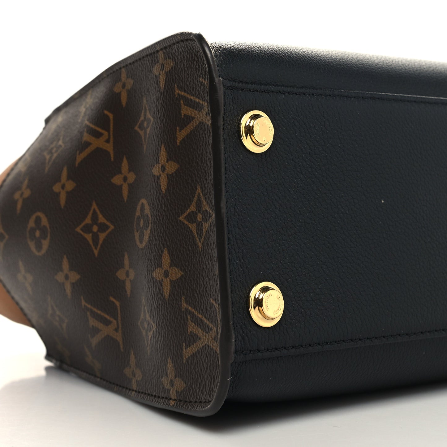 Calfskin Monogram On My Side Black