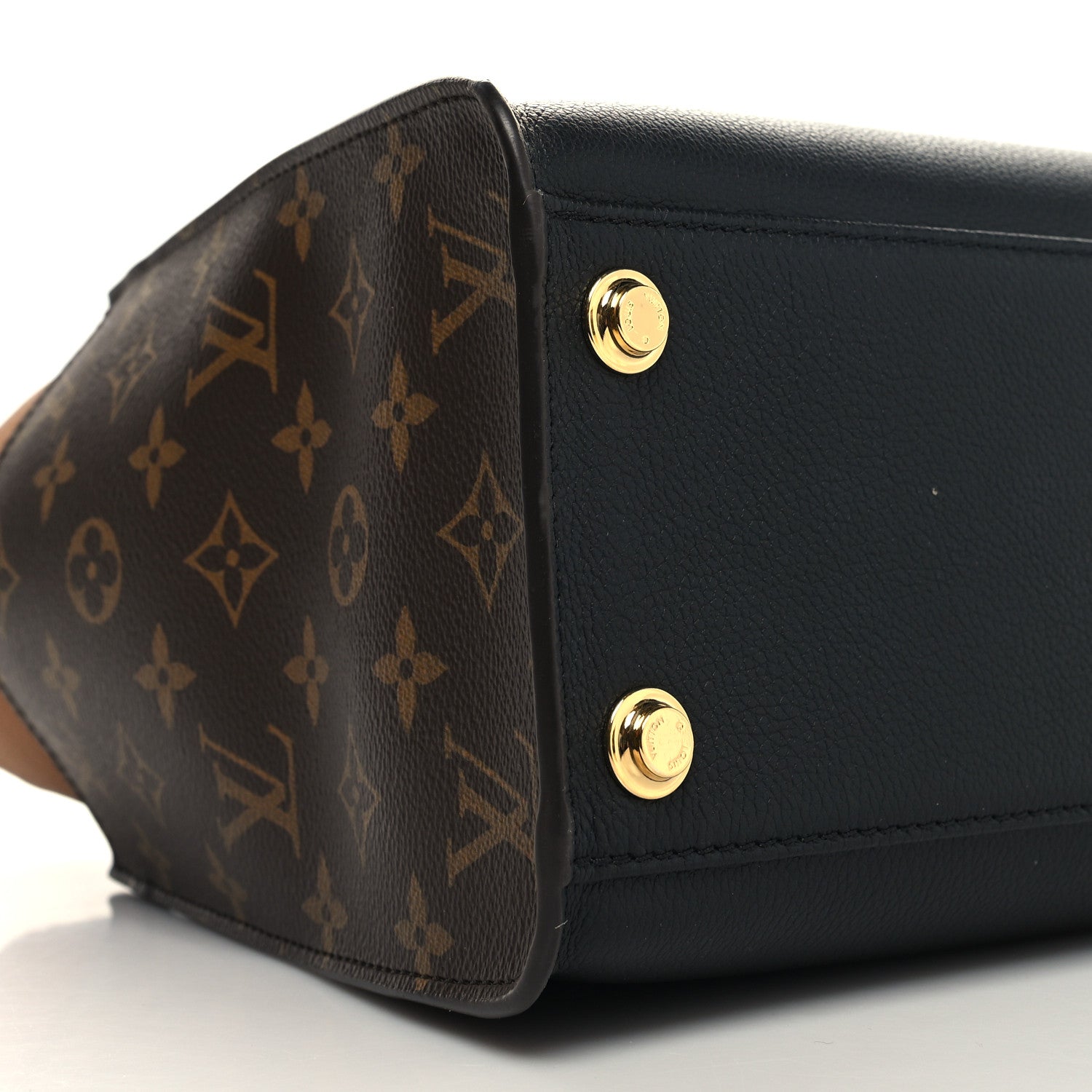 Louis Vuitton Calfskin Monogram On My Side Black 8 of 9
