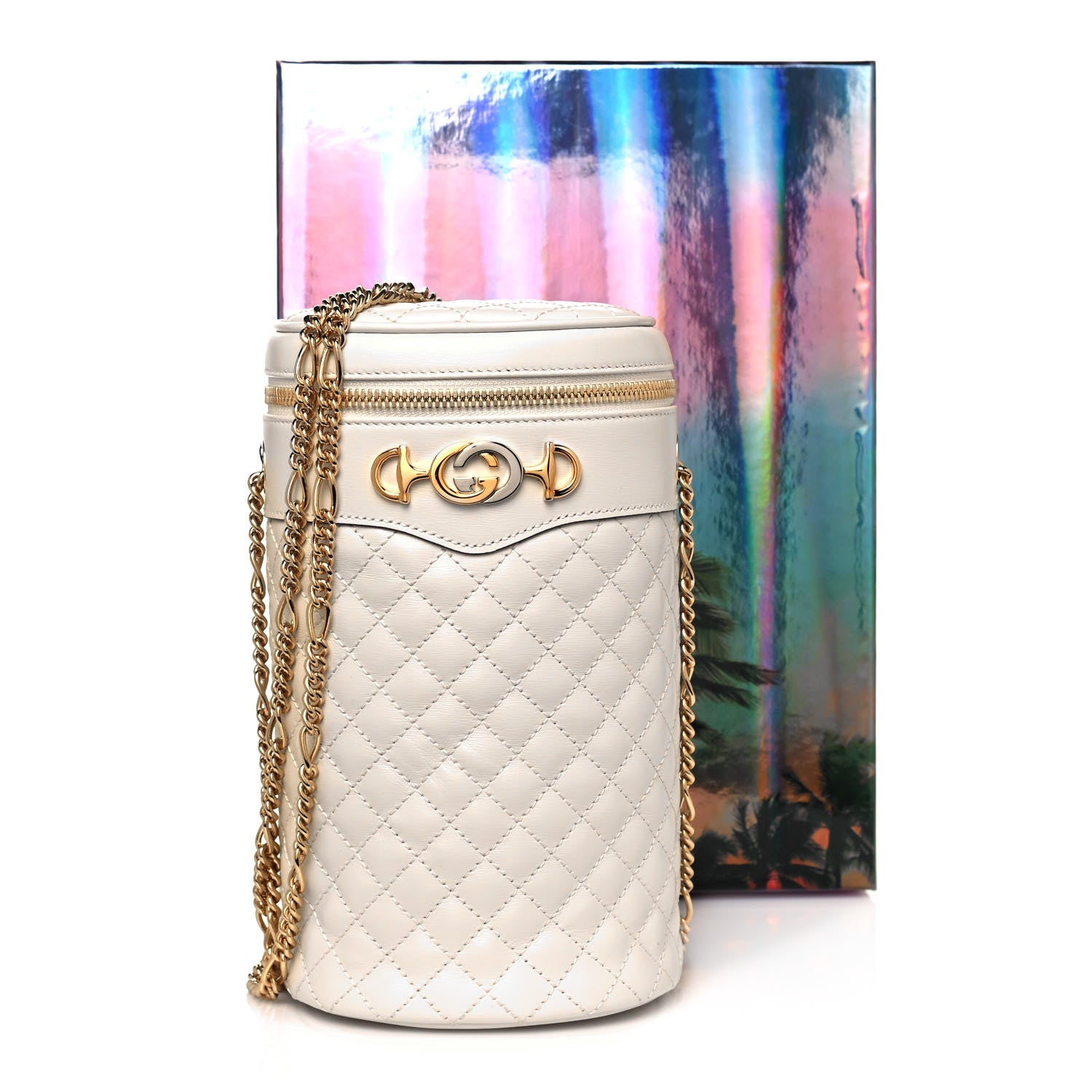 Gucci Calfskin Trapuntata Zumi Belt Bag Off White 14 of 14