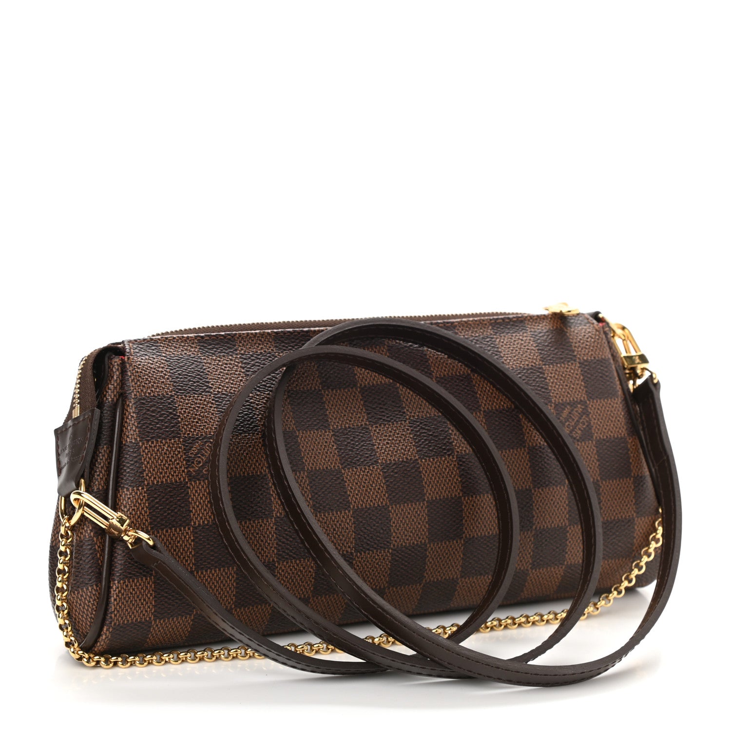 Louis Vuitton Damier Ebene Eva Clutch 3 of 8