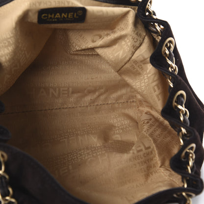 Chanel Suede Accordion Flap Brown 5 of 11