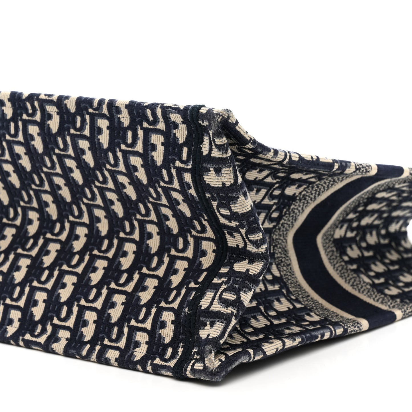 Oblique Large Book Tote Blue Multicolor