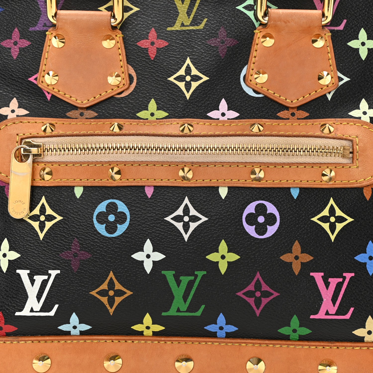 Louis Vuitton Monogram Multicolor Alma Black 8 of 24