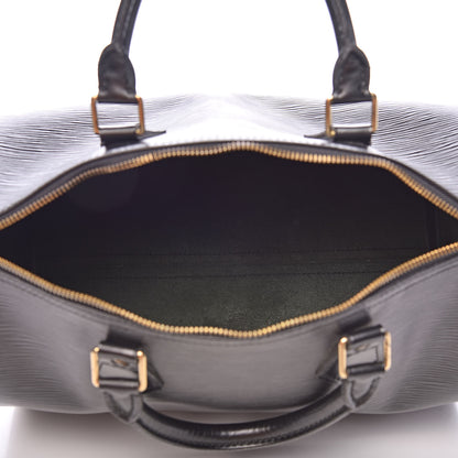 Louis Vuitton Epi Speedy 30 Black 5 of 13
