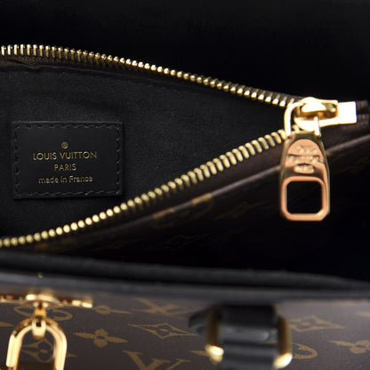 Louis Vuitton Monogram Flower Tote Black 6 of 11