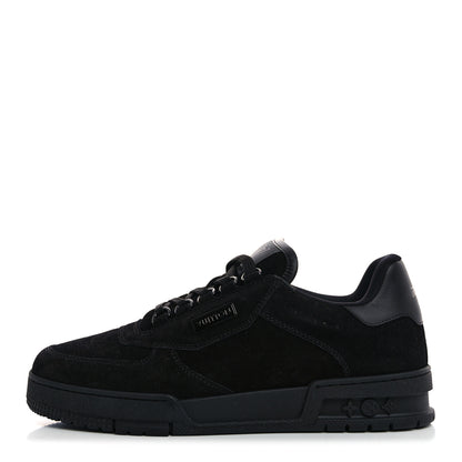 Louis Vuitton Suede Mens LV Trainer Sneakers 6.5 Black 1 of 8