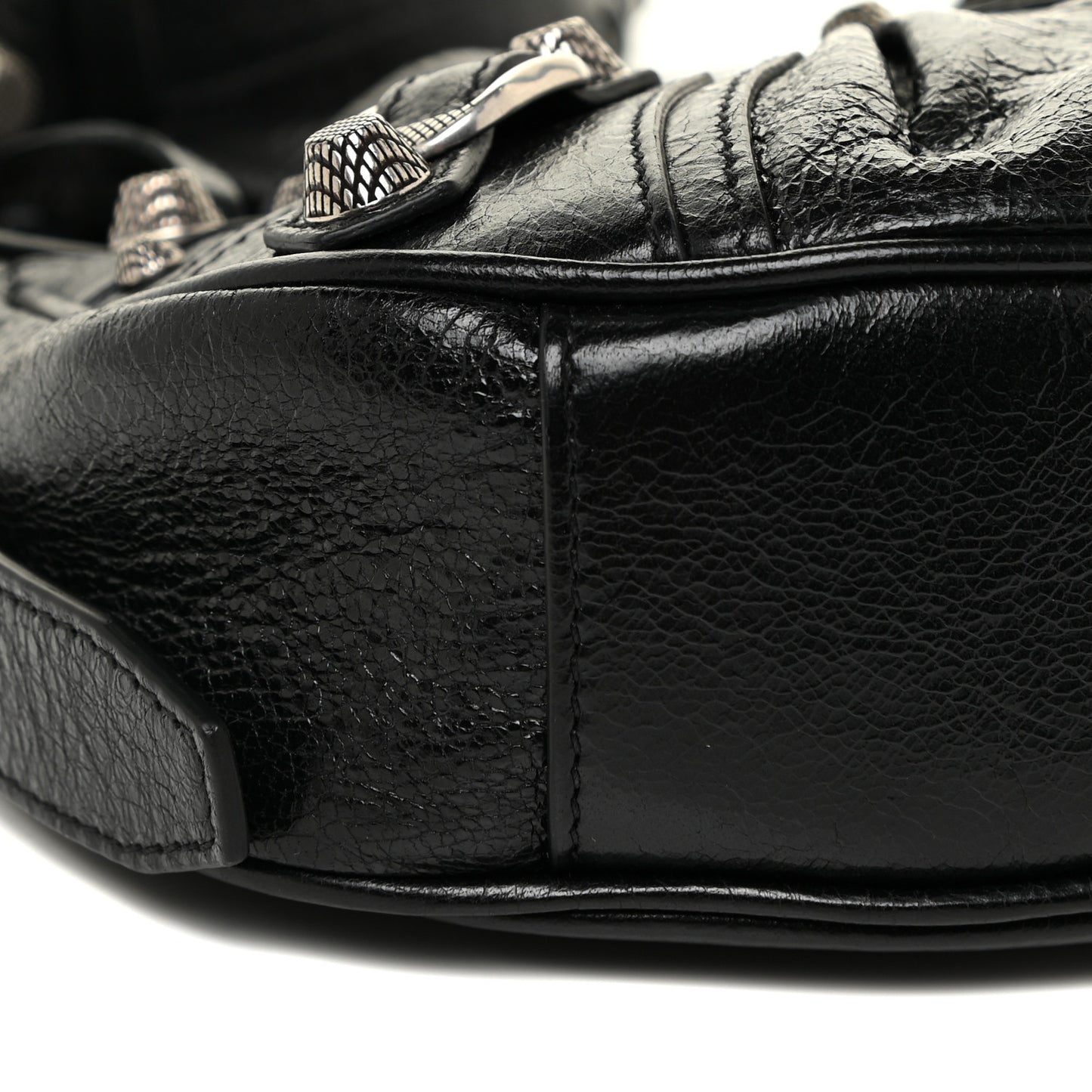 Agneau Arena Le Cagole Shoulder Bag XS Black