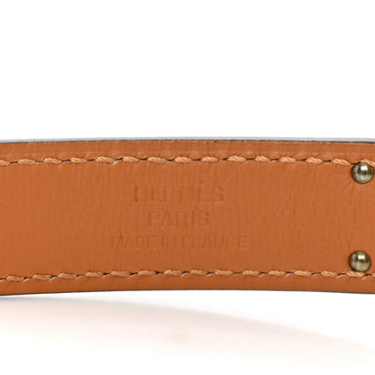 Hermes Epsom Kelly Pocket Belt Gold 3 of 6