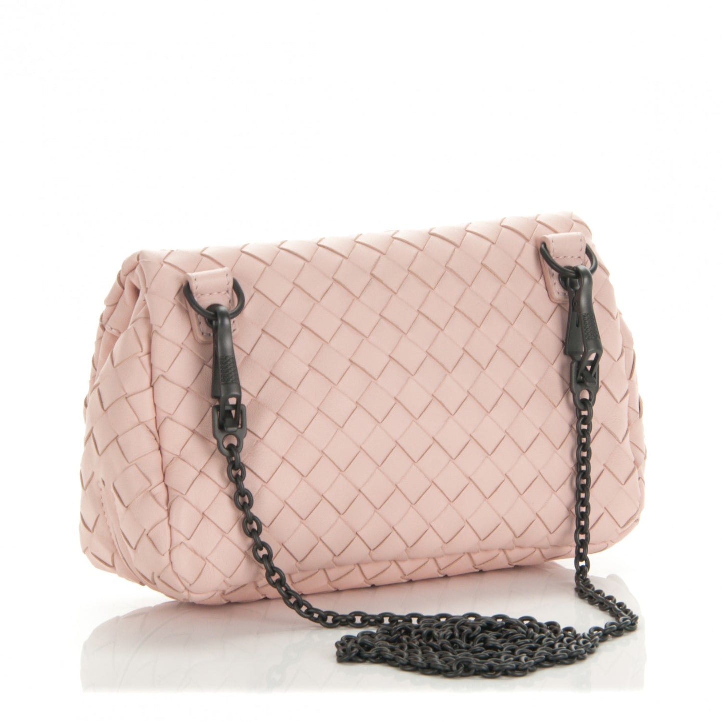 Nappa Intrecciato Mini Messenger Bag Petale