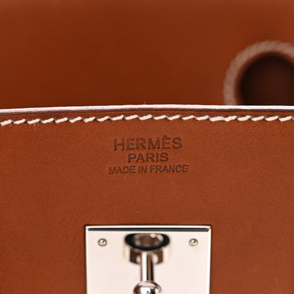 Hermes Natural Barenia Birkin 30 Fauve 6 of 13