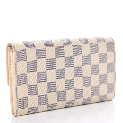 Louis Vuitton Damier Azur Sarah Wallet 3 of 6