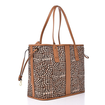 MCM Visetos Medium Liz Reversible Shopper Tote Cognac 6 of 15
