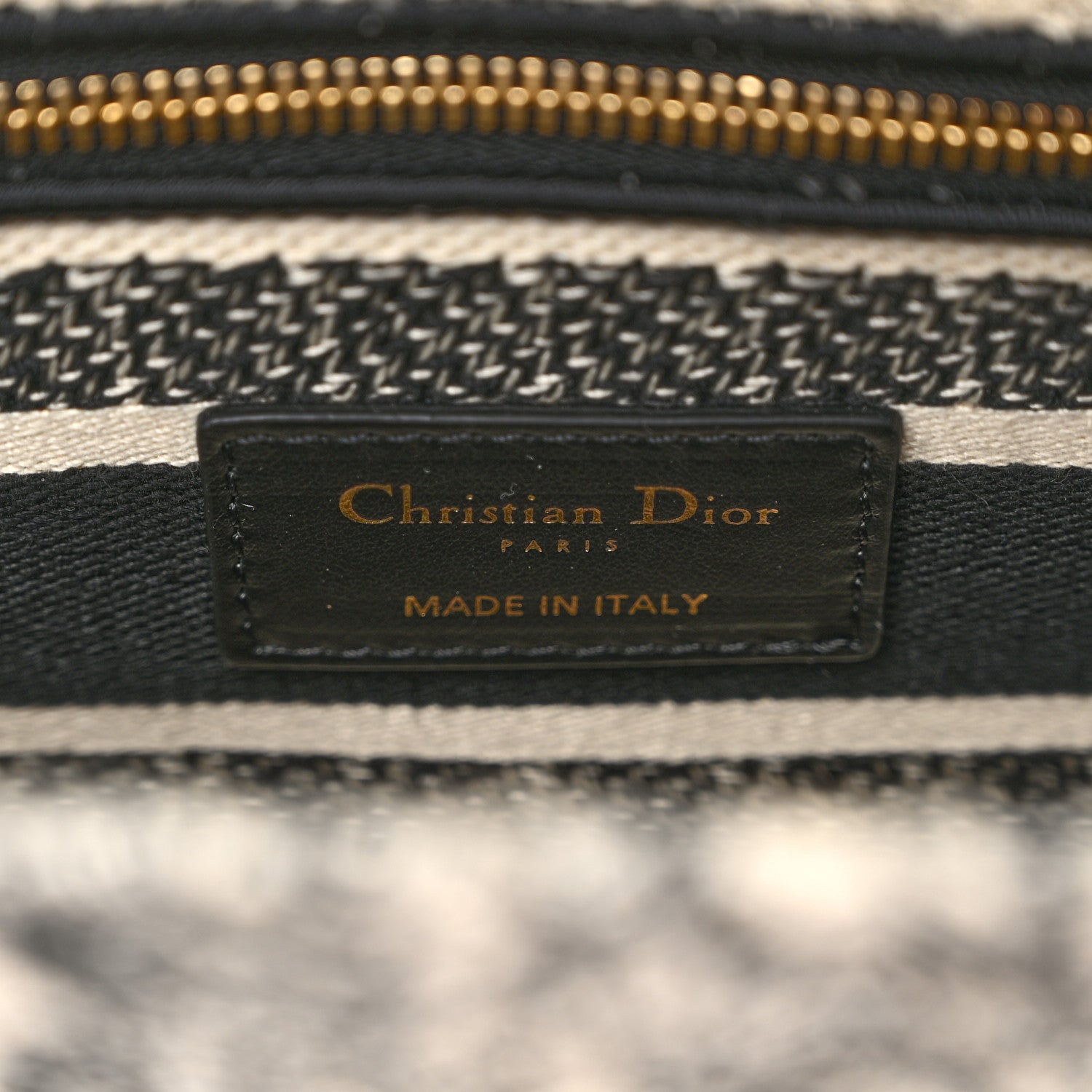 Christian Dior Canvas Embroidered Zodiac Toile De Jouy Medium Lady D-Lite Latte 6 of 11