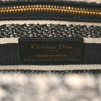 Christian Dior Canvas Embroidered Zodiac Toile De Jouy Medium Lady D-Lite Latte 6 of 11