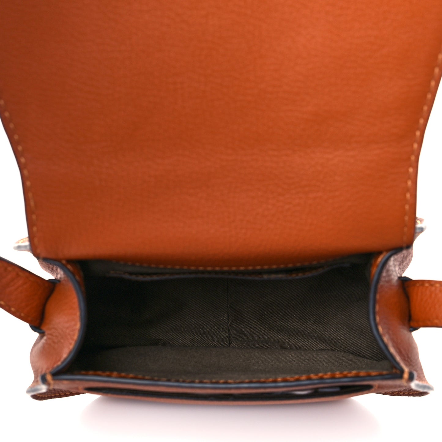 Calfskin Mini Marcie Round Crossbody Bag Tan