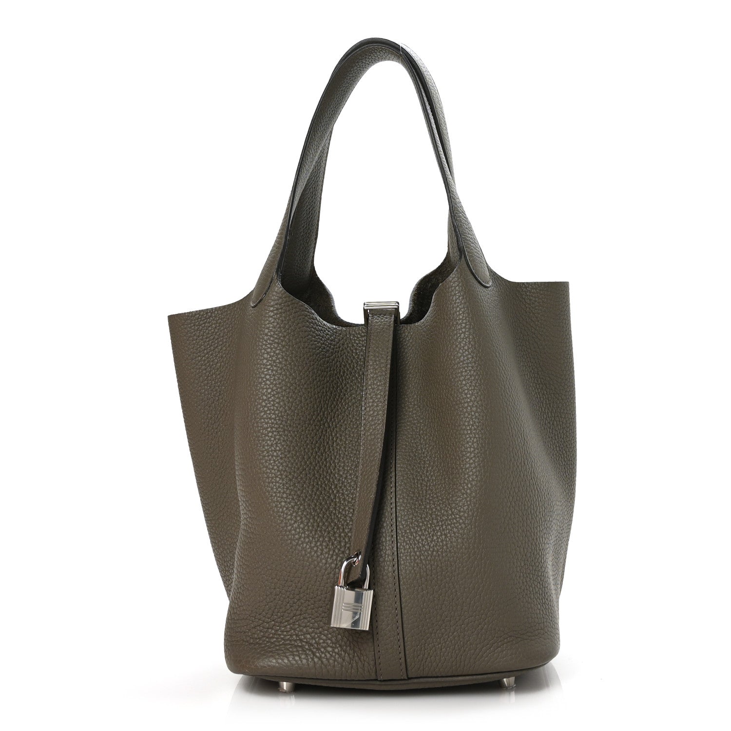 Hermes Taurillon Clemence Picotin Lock 22 MM Etain 1 of 10