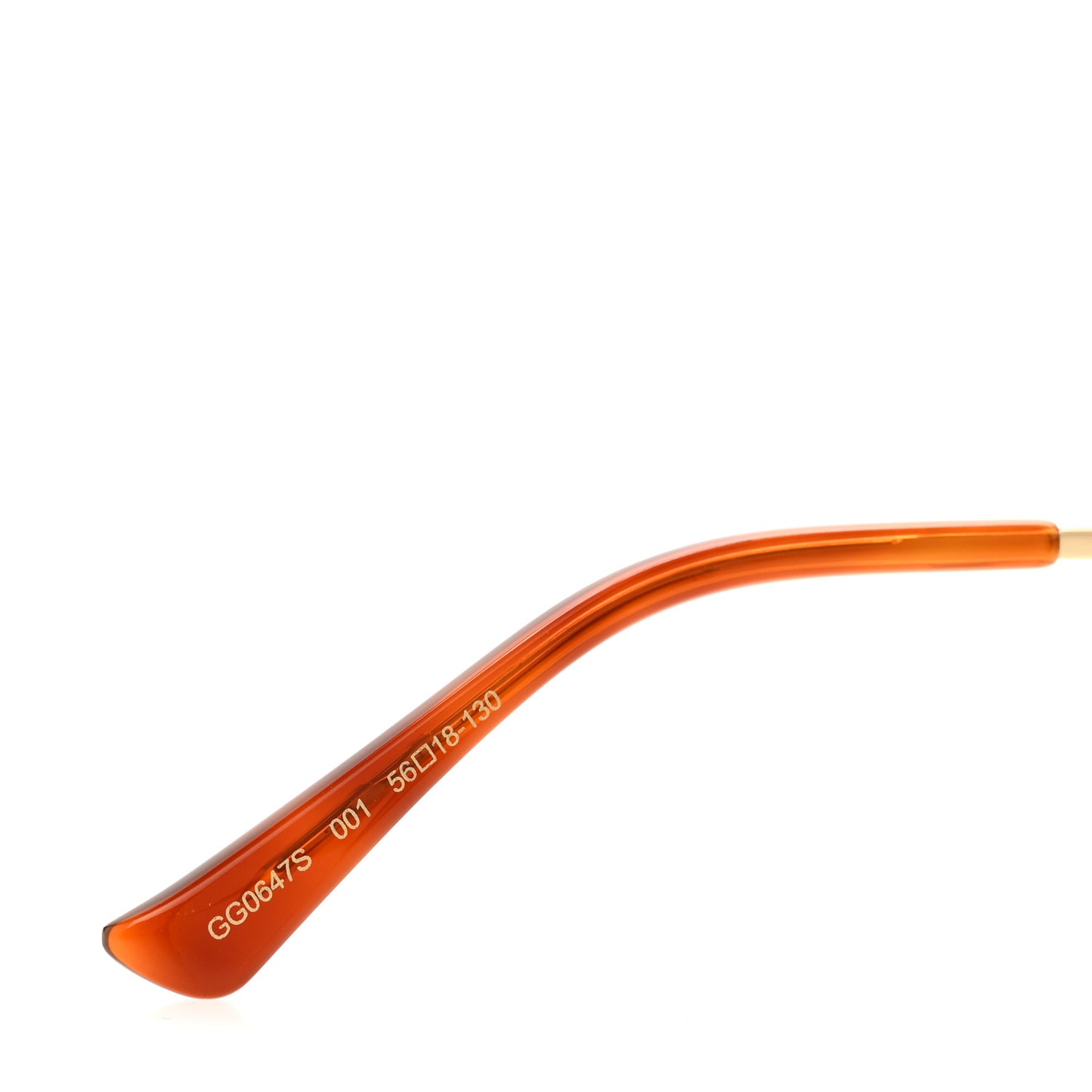 Acetate Butterfly Sunglasses GG0647S Black White