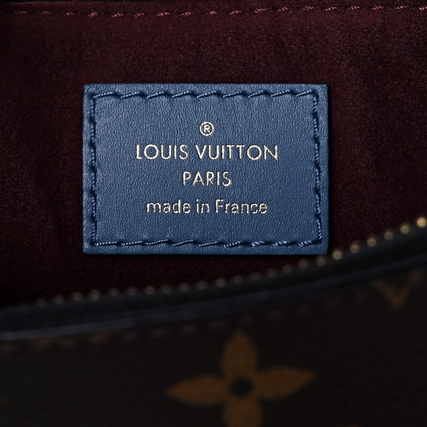 Louis Vuitton Monogram Beaubourg Hobo Mini Bordeaux Red Peach Safran Blue Jean Blue 6 of 10