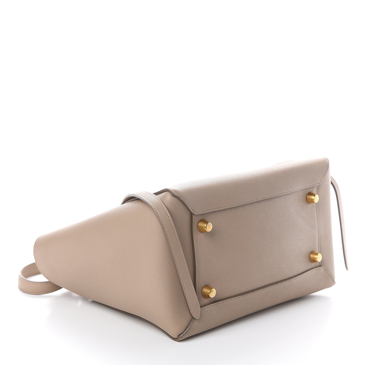 Grained Calfskin Mini Belt Bag Light Taupe
