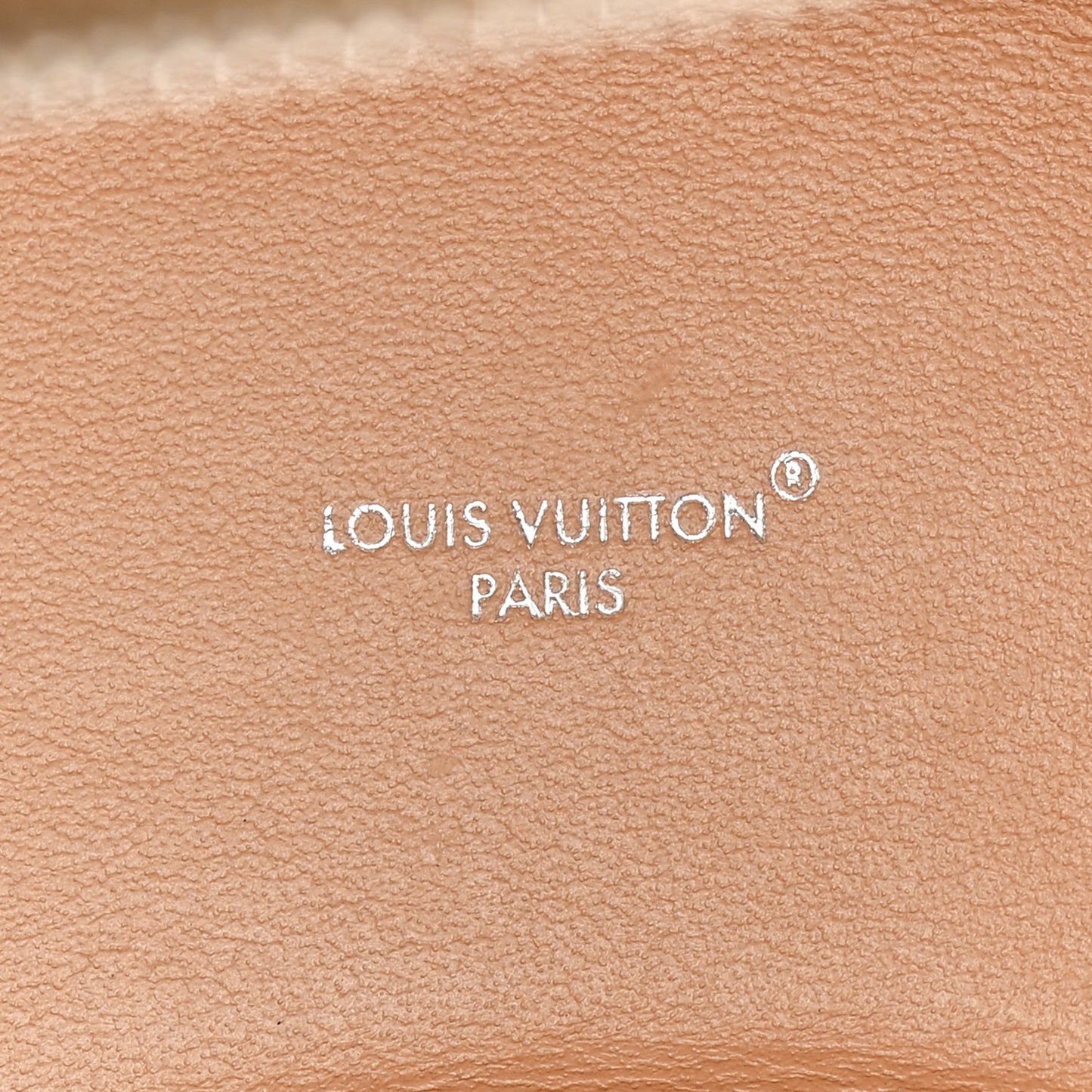 Calfskin Monogram LV Croissant Bag Charm Brown Brown