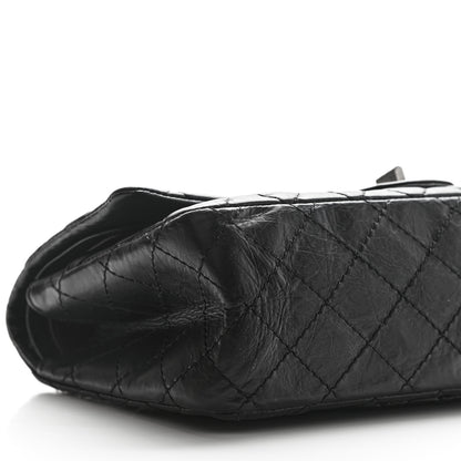Chanel Aged Calfskin Quilted 2.55 Reissue 225 Flap Black 9 of 13