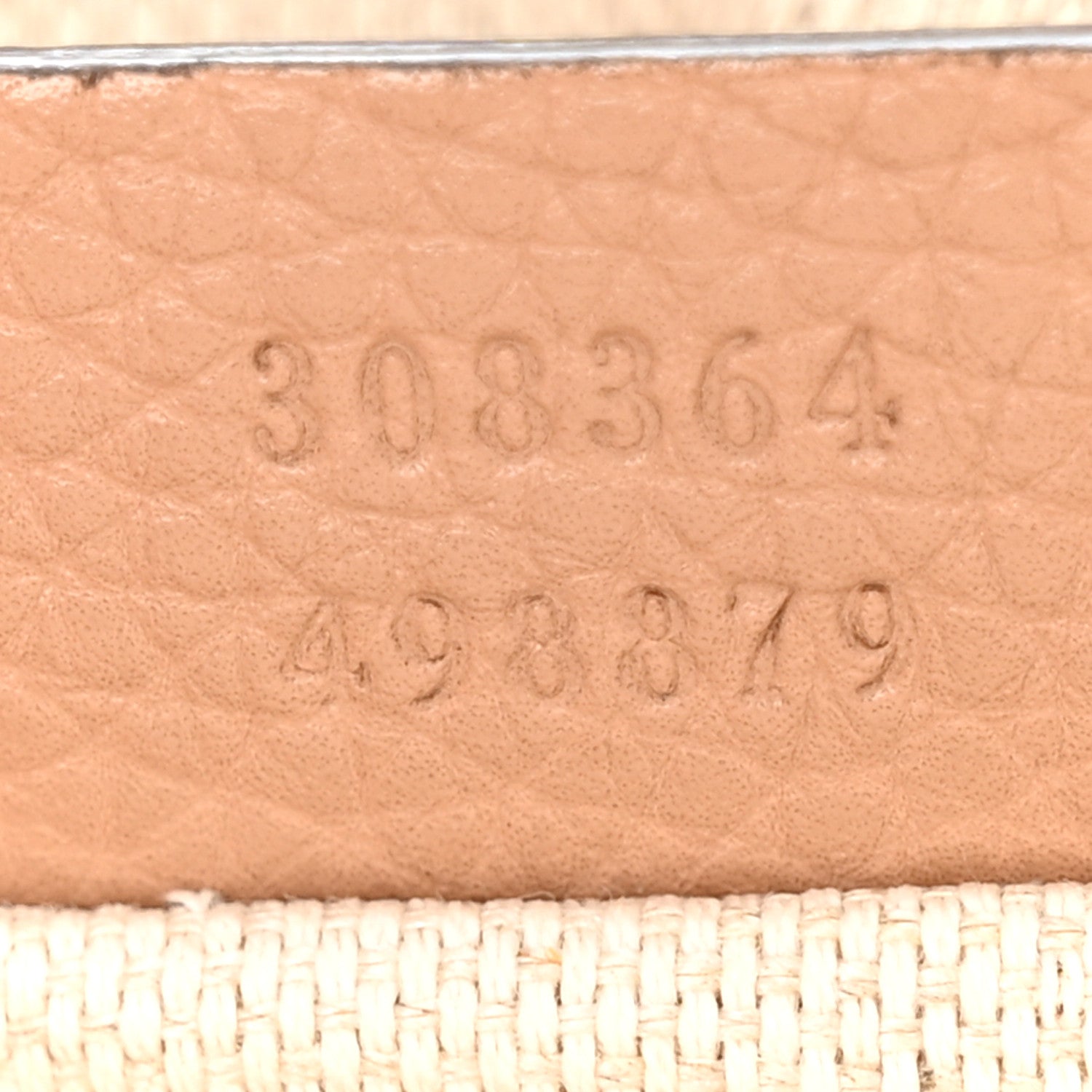 Gucci Pebbled Calfskin Small Soho Disco Bag Camelia 7 of 10