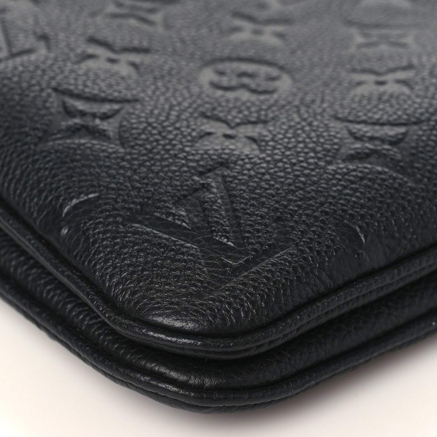 Louis Vuitton Empreinte Double Zip Pochette Black 8 of 11