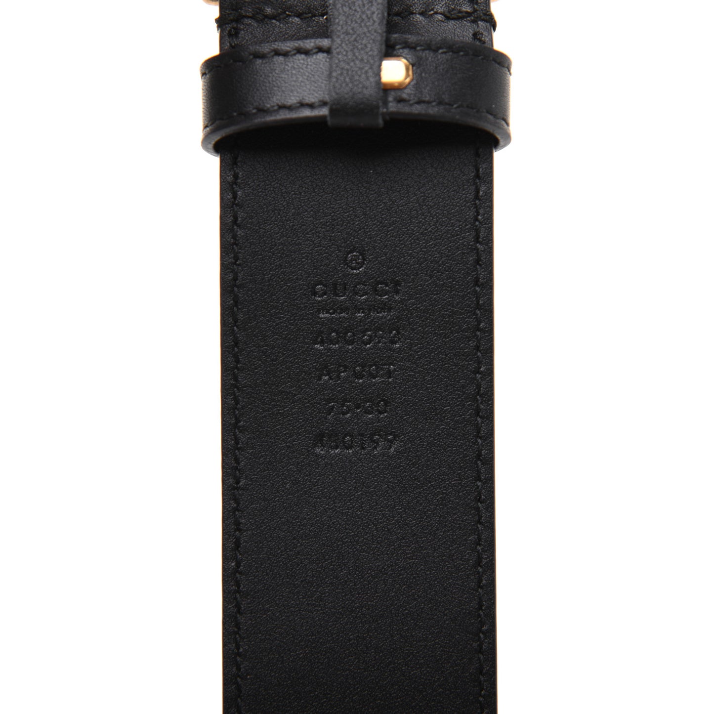 Calfskin Double G 40mm Belt 75 30 Black