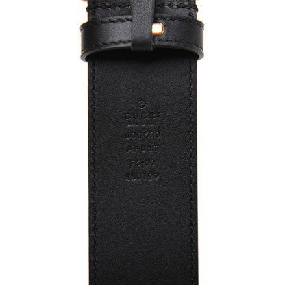 Gucci Calfskin Double G 40mm Belt 75 30 Black 3 of 10
