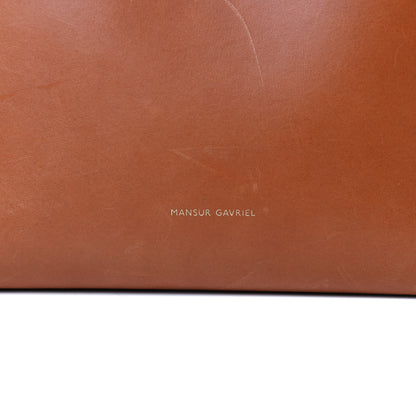 Mansur Gavriel Vegetable Tanned Calfskin Bucket Bag Cammello Rosa 10 of 21