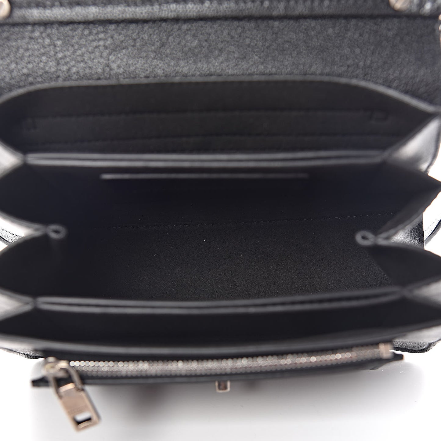 Goatskin Small GV3 Shoulder Bag Black